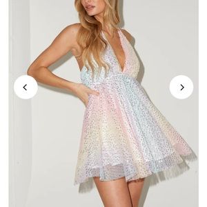 Sequin Rainbow Dress